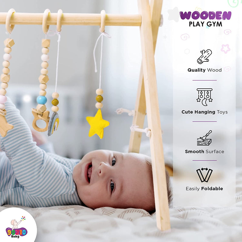 Baby Wooden Baby Play Gym – 90210 Baby - Main Image