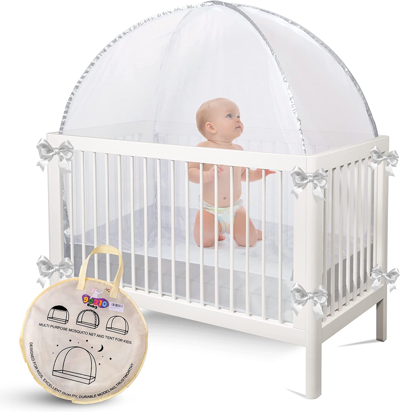 Crib with net hotsell